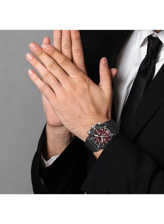 Quantum  Men's Silicone Analog Watch HNG1232.681 - 44 mm for Men | Best Price UAE